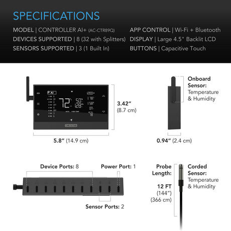 AC Infinity Controller AI+ Full Environment Controller