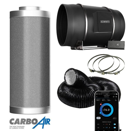 AC Infinity X Carbo Air EC Extraction Fan Kit