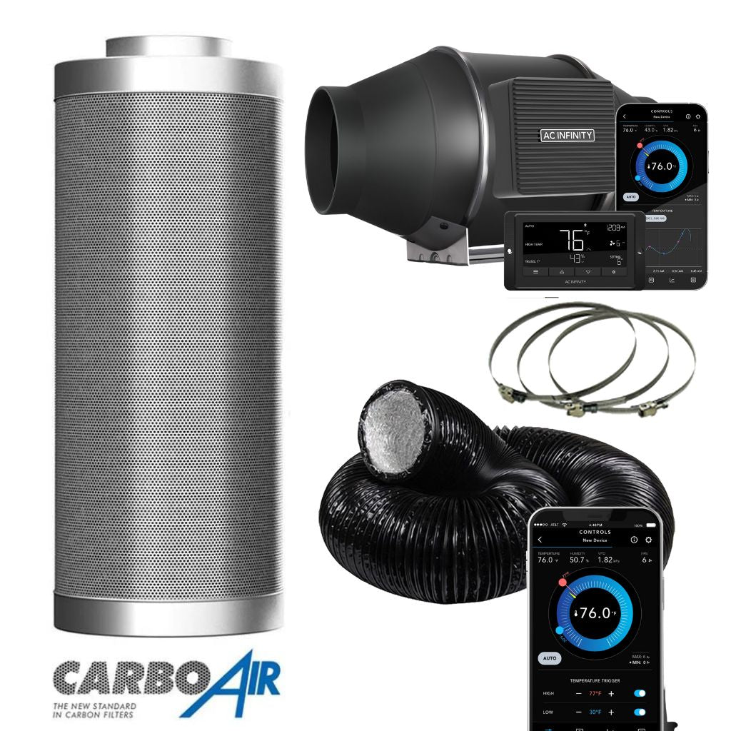 Kit de ventilateur d'extraction AC Infinity X Carbo Air EC