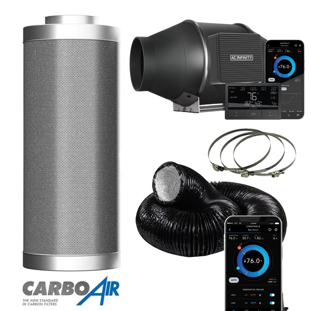 AC Infinity X Carbo Air EC Extraction Fan Kit