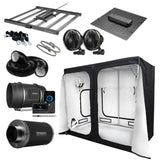 AC Infinity x BudBox Pro Weißes Growzelt-Set 1,2 mx 2,4 m