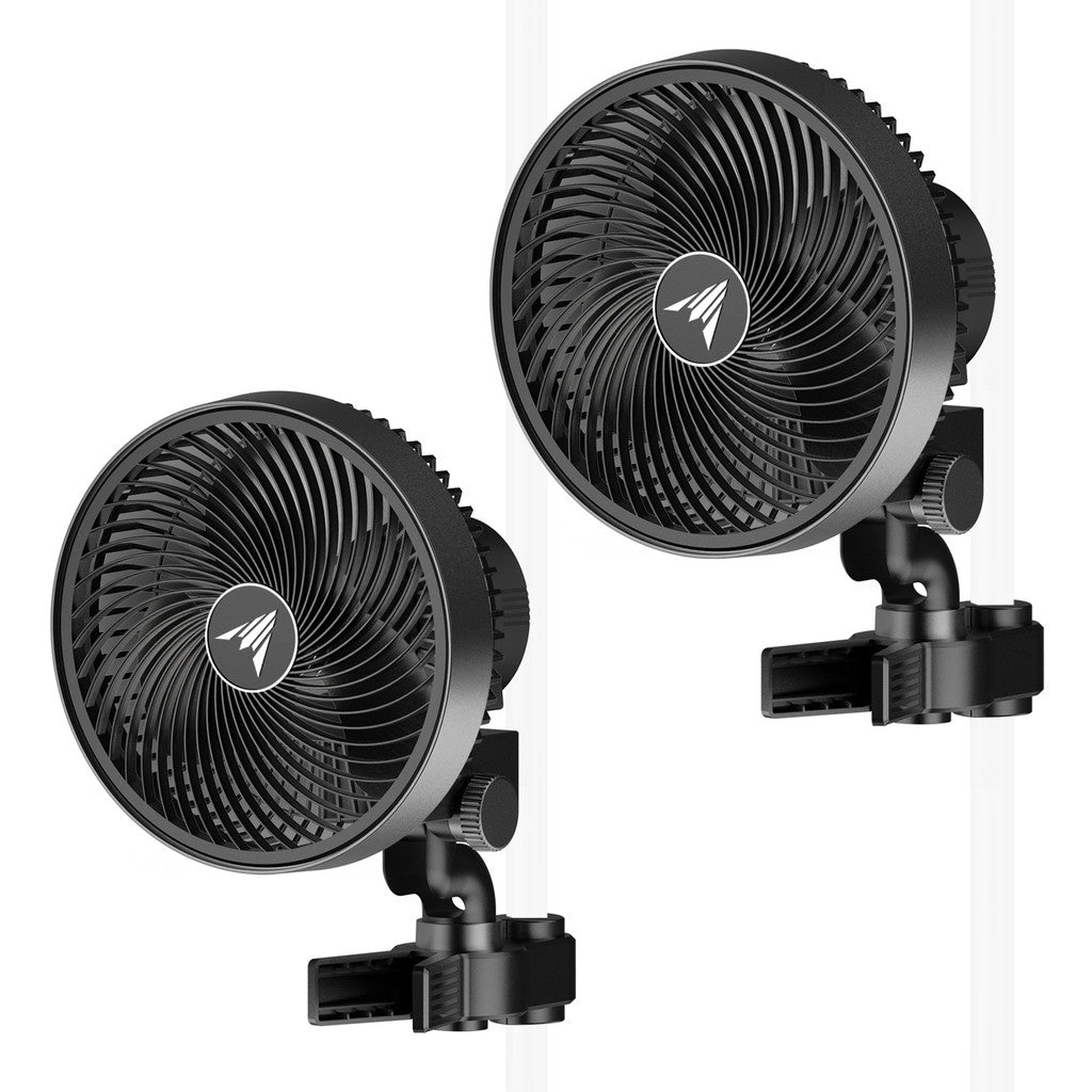 AC Infinity Cloudray S6 Clip On Fan 6" Twin Pack