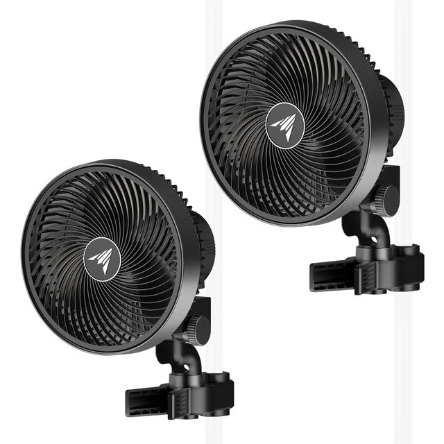 AC Infinity Cloudray S6 Clip On Fan 6" Twin Pack