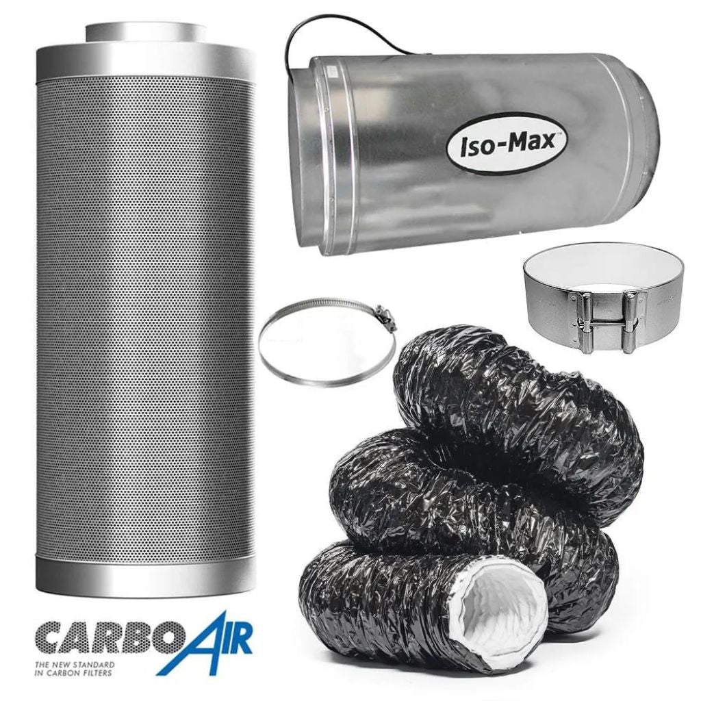 CarboAir X Isomax Silent Grow Fan Extraction Kit | Hytec Hydroponics ...