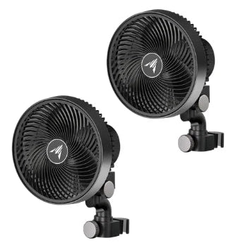 AC Infinity Cloudray S6 Clip On Fan 6" (Gen2) Twin Pack