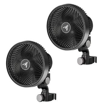 AC Infinity Cloudray S9 Clip On Fan 9" Twin Pack