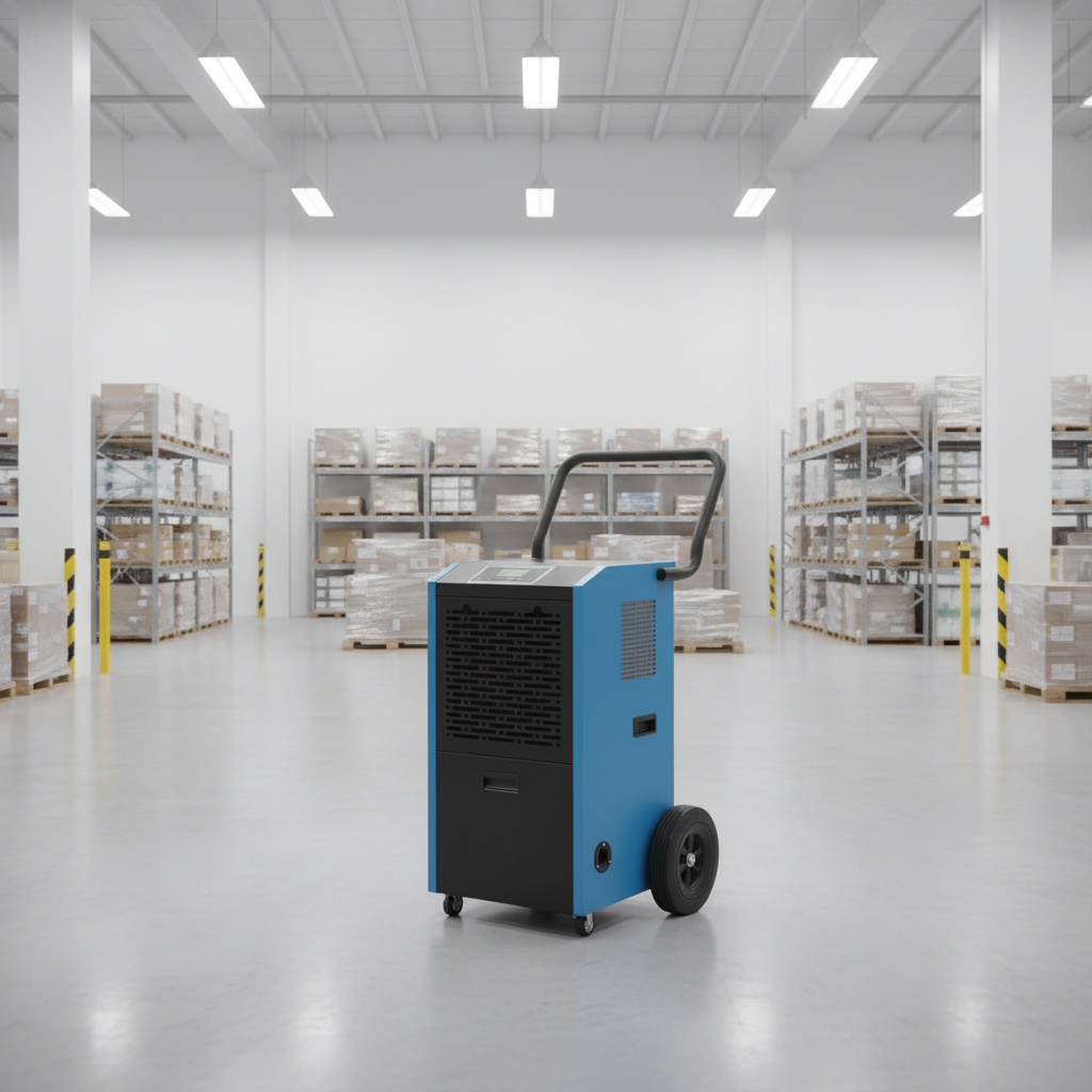 73 L/Tag Industrieller Luftentfeuchter mit Ablaufschlauch und Timer