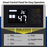 60L Dehumidifier with Drain Hose and 24H Timer