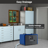 60L Dehumidifier with Drain Hose and 24H Timer