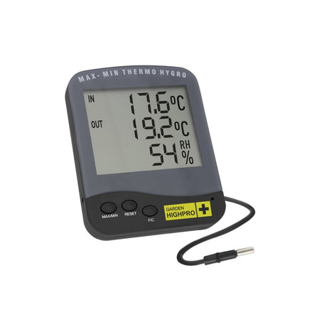 garden highpro indoor thermometer hygrometer accurate reliable precise premium