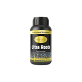 Gold Label Ultra Roots root stimulator bottle on a white background