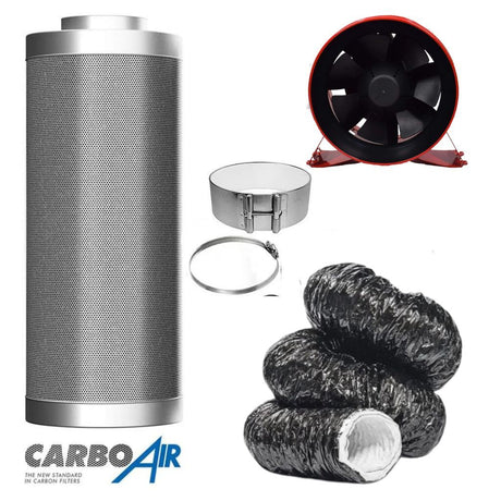 CarboAir Rhino Ultra EC Extraction Fan Kit