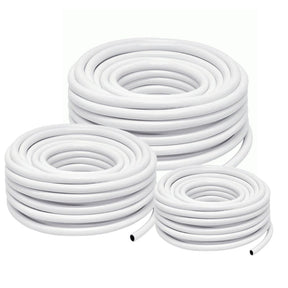 white pvc flexible pipe tube iceline icetube