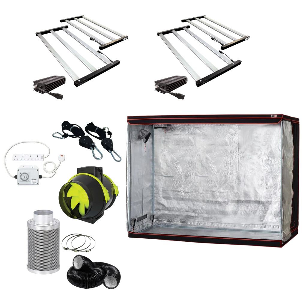 Lumii 1920w LED 1.5m x 3m Grow Tent Kit | Hytec Hydroponics – Hytec ...
