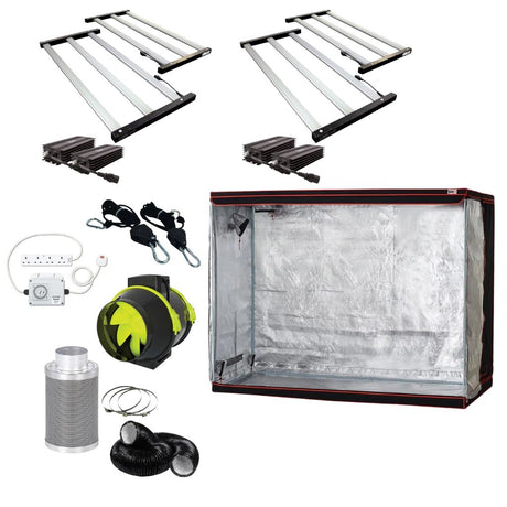 Lumii 1920w LED 2m x 3m Grow Tent Kit