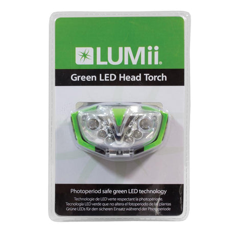 LUMii Green LED Head Lamp