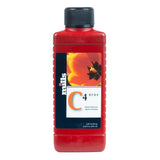 mills C4 red bottle on white background