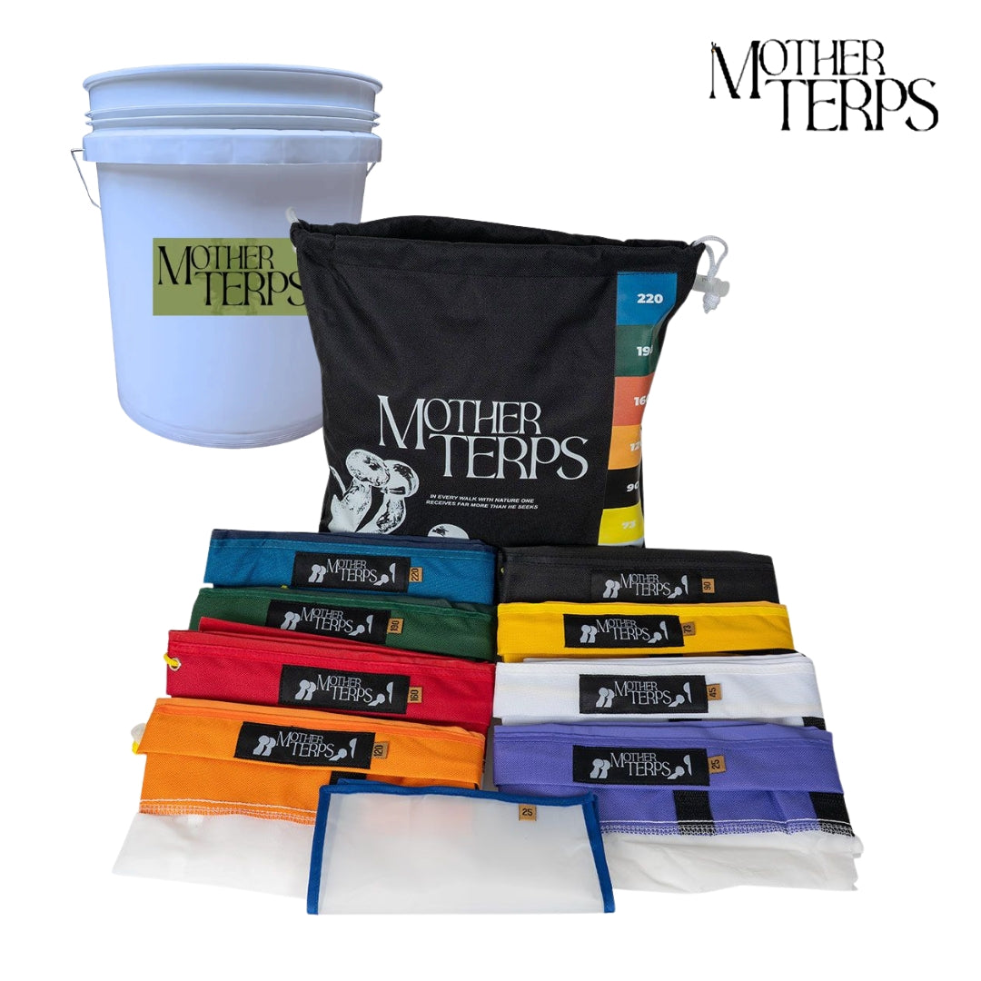 Mother Terps 5 Gal bucket 8 Bag Bubble Bag Kit | Filtration Extraction Iceolator kit