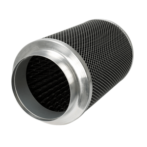 Metallic air filter on a white background phresh intake filter 150 300