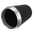 Cylindrical air filter with metallic rim on a white background phresh intake filter 315 500 extraction 