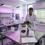 pollinator ice-o-lator bubble bag kit a person in laboratory using the bucket kit