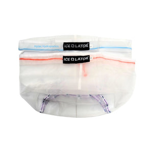 Packaged ice o lator bubblebags 2 pack with visible branding on a white background