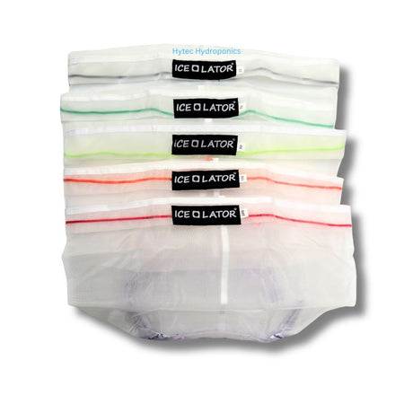 Packaged ice o lator bubblebags 5 pack with visible branding on a white background