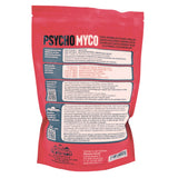 Red package of Psycho Myco with text and QR codes on a white background