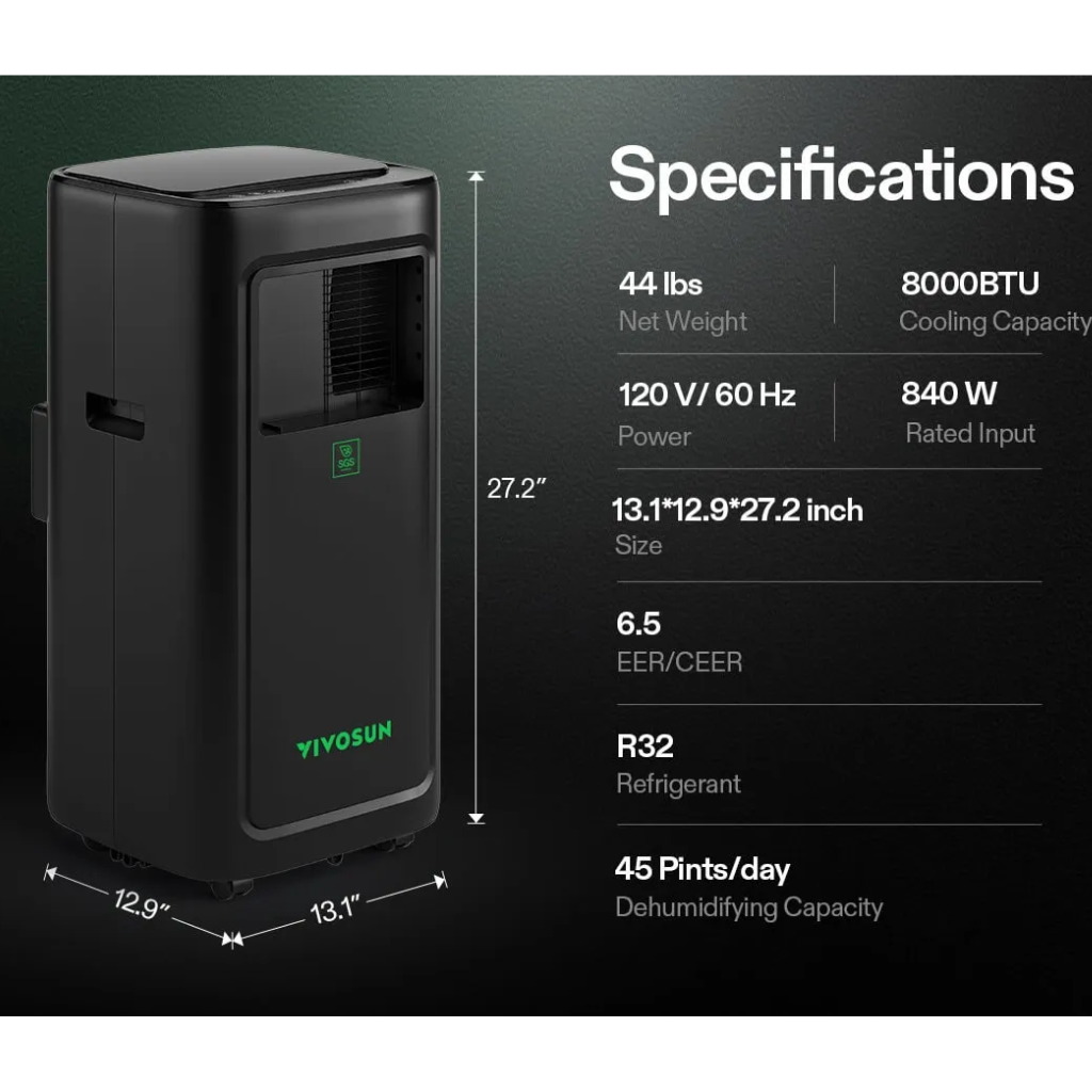 Vivosun Aerorush C08 - Intelligent Air Conditioner