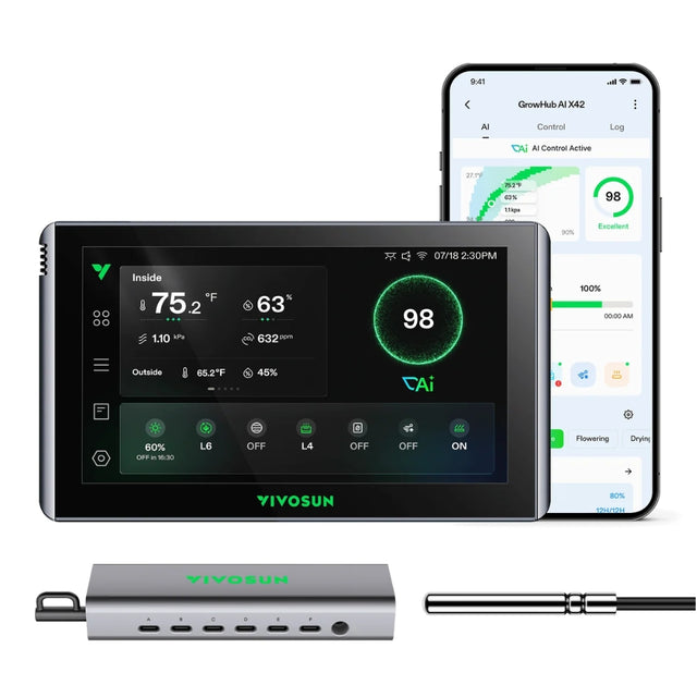 vivosun x42 growhub ai environmental controller