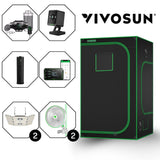 VIVOSUN LED Tent Kit 1.5m x 1.5m x 2m