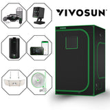 VIVOSUN LED Tent Kit 1.2m x 1.2m x 2m