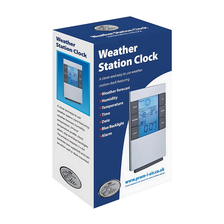 Weather Station Clock Thermometer