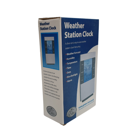 Weather Station Clock Thermometer