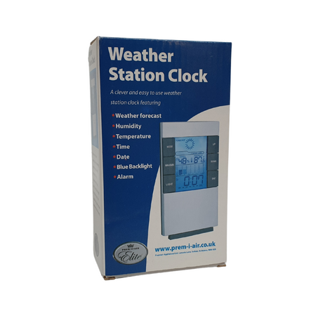 Weather Station Clock Thermometer